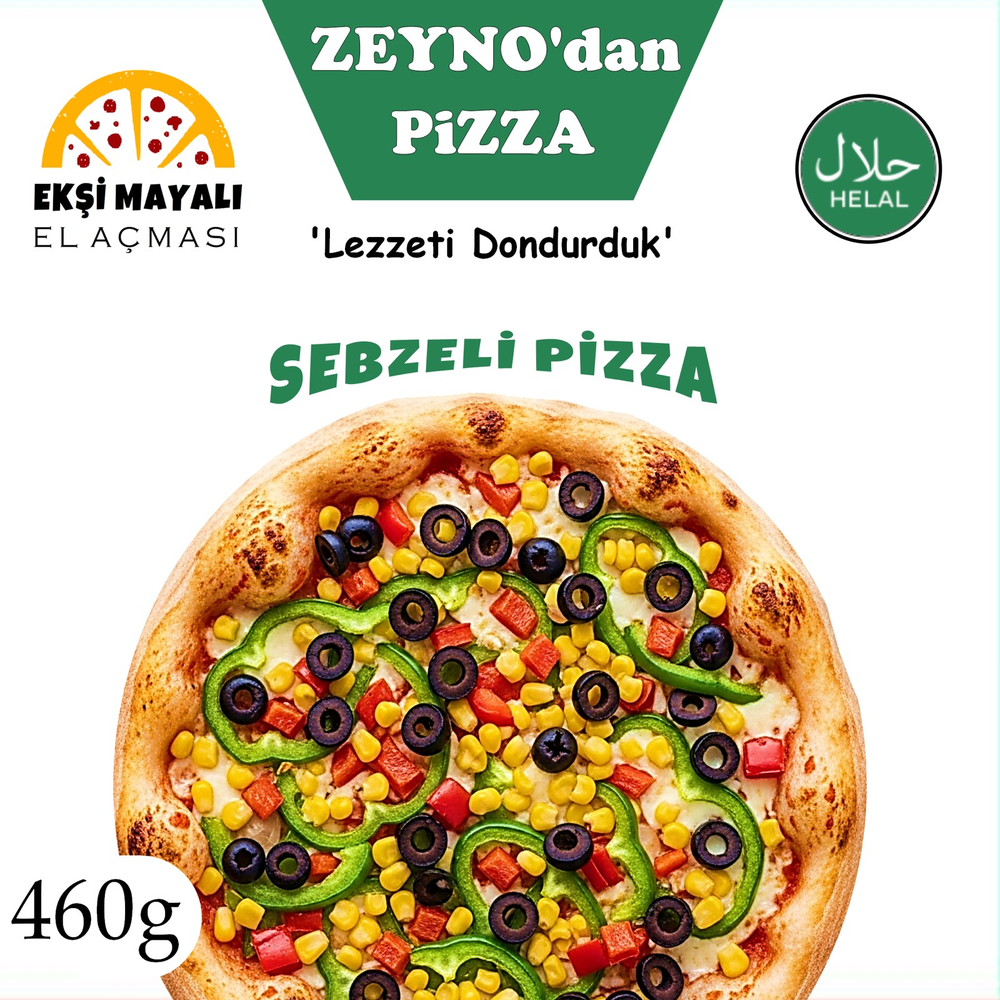 Zeyno’dan Sebzeli  Pizza | Erşah Gıda